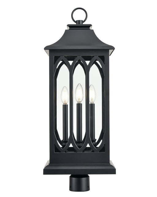 Millennium - 88105-PBK - Three Light Outdoor Lantern - Mallorey - Powder Coated Black