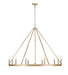 Millennium - 9510-MG - Ten Light Chandelier - Carruth - Modern Gold