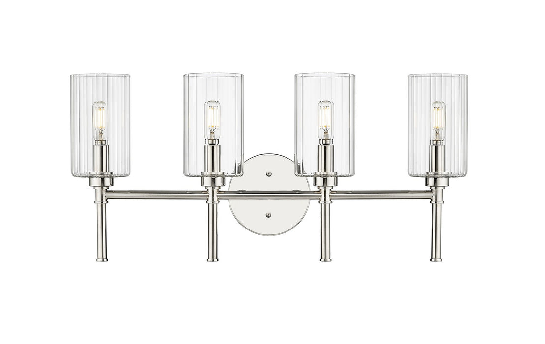 Millennium - 9924-PN - Four Light Vanity - Chastine - Polished Nickel