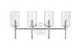 Millennium - 9924-PN - Four Light Vanity - Chastine - Polished Nickel