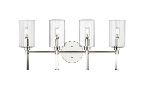 Millennium - 9924-PN - Four Light Vanity - Chastine - Polished Nickel