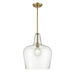 Millennium - 99401-VB - One Light Pendant - Puckette - Vintage Brass