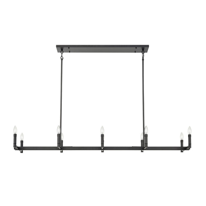 Millennium - 99701-MB - Ten Light Chandelier - Daxley - Matte Black