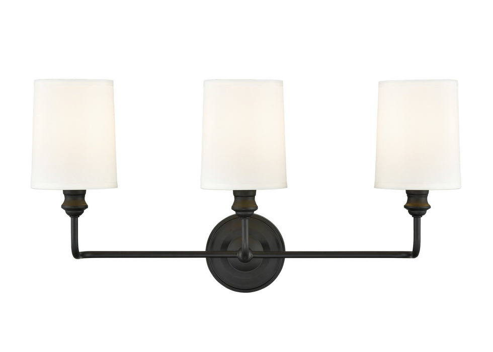 Millennium - 99803-MB - Three Light Vanity - Leena - Matte Black