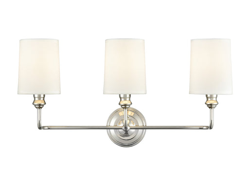 Millennium - 99803-PN - Three Light Vanity - Leena - Polished Nickel