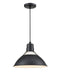 Millennium - RGCC13-SB - One Light Pendant - R Series - Satin Black