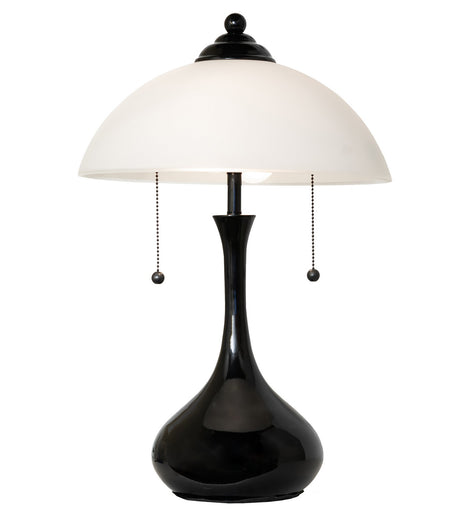 Metro Frosty Two Light Table Lamp