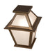 Meyda Tiffany - 268579 - One Light Flushmount - Corrina - Vintage Brass