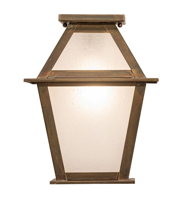 Meyda Tiffany - 268579 - One Light Flushmount - Corrina - Vintage Brass