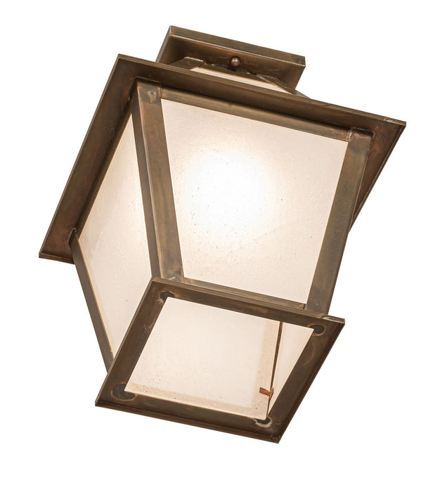 Meyda Tiffany - 268579 - One Light Flushmount - Corrina - Vintage Brass