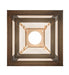 Meyda Tiffany - 268579 - One Light Flushmount - Corrina - Vintage Brass