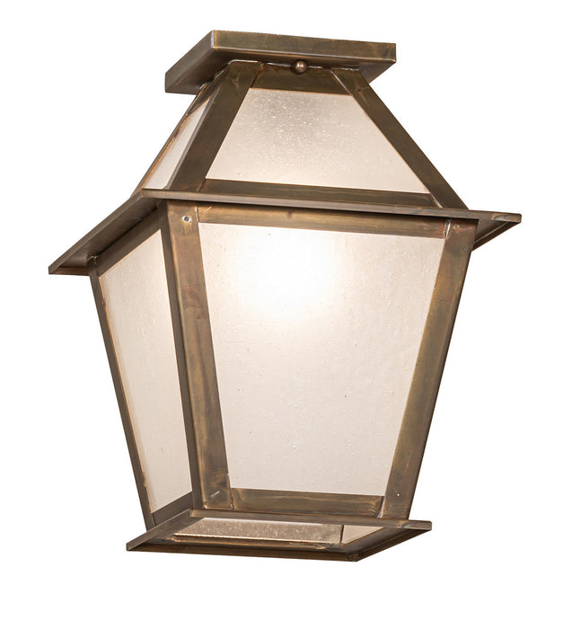 Meyda Tiffany - 268579 - One Light Flushmount - Corrina - Vintage Brass