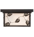 Meyda Tiffany - 269546 - Two Light Flushmount - Hyde Park - Craftsman Brown