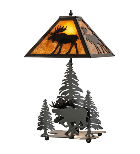 Lone Moose Two Light Accent Lamp