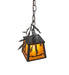 Meyda Tiffany - 270182 - One Light Mini Pendant - Pine Branch - Textured Black