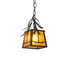 Meyda Tiffany - 270182 - One Light Mini Pendant - Pine Branch - Textured Black