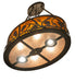 Meyda Tiffany - 270266 - Six Light Pendant - Pinecone - Oil Rubbed Bronze