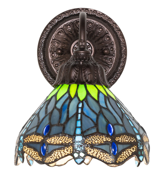 Meyda Tiffany - 270889 - One Light Wall Sconce - Tiffany Hanginghead Dragonfly