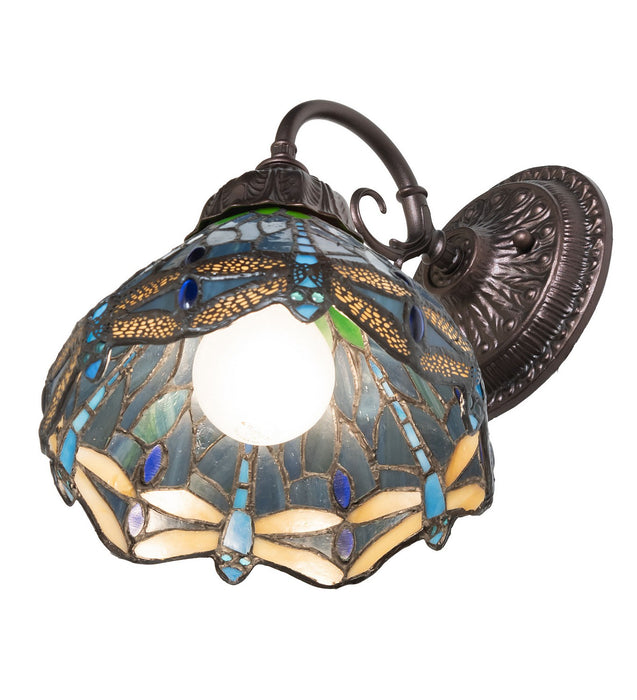 Meyda Tiffany - 270889 - One Light Wall Sconce - Tiffany Hanginghead Dragonfly