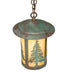 Meyda Tiffany - 271181 - One Light Pendant - Fulton - Verdigris