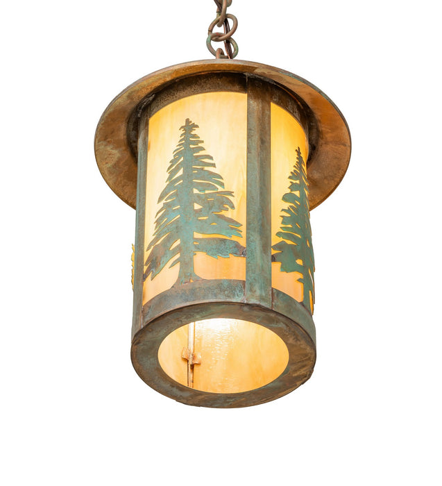 Meyda Tiffany - 271181 - One Light Pendant - Fulton - Verdigris