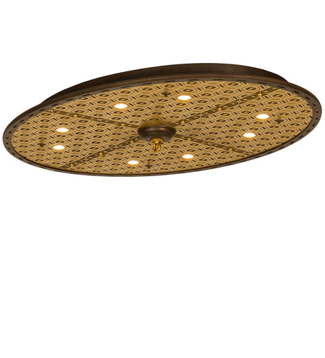 Geometric Eight Light Ceiling Medallion