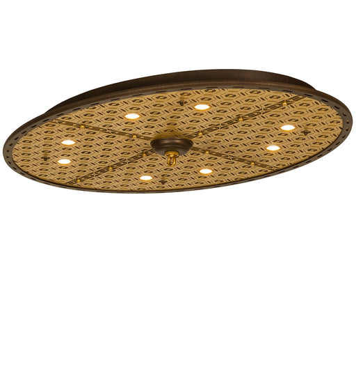 Meyda Tiffany - 271331 - Eight Light Ceiling Medallion - Geometric - Tyler Bronze/Goldtastic