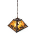 Meyda Tiffany - 271996 - Two Light Pendant - Loon - Dark Burnished Antique Copper