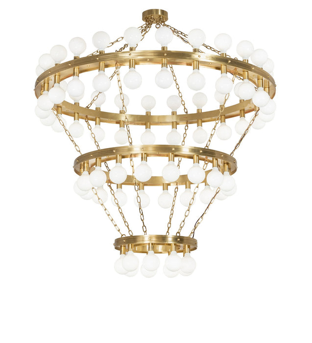 Meyda Tiffany - 272091 - LED Chandelier - Albion - Brushed Brass