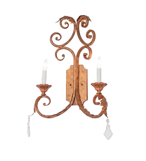 Serratina Two Light Wall Sconce