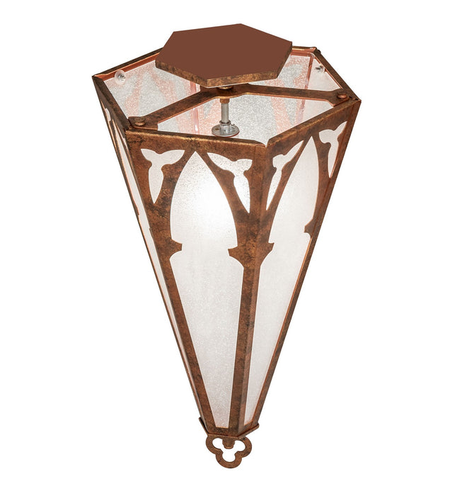 Meyda Tiffany - 272846 - One Light Flushmount - Church - Autumn Leaf