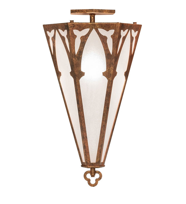 Meyda Tiffany - 272846 - One Light Flushmount - Church - Autumn Leaf