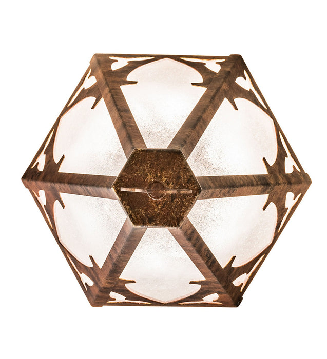 Meyda Tiffany - 272846 - One Light Flushmount - Church - Autumn Leaf