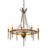 Meyda Tiffany - 273134 - Ten Light Chandelier - Amaury - Lt Burnished Transparent Gold