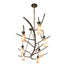 Meyda Tiffany - 273231 - Seven Light Chandelier - Winter Solstice - Dark Burnished Antique Copper