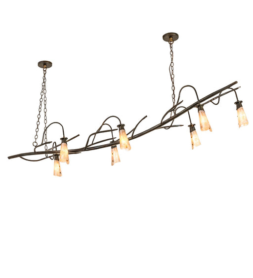 Meyda Tiffany - 273231 - Seven Light Chandelier - Winter Solstice - Dark Burnished Antique Copper