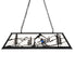 Meyda Tiffany - 273233 - Six Light Pendant - Alpine - Textured Black