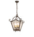 Meyda Tiffany - 273238 - Four Light Pendant - Terena - Gilded Tobacco