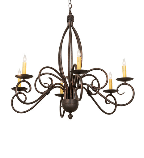 Squire Six Light Chandelier