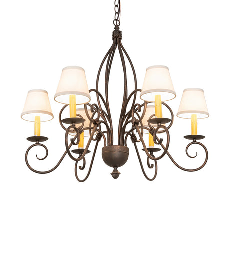 Squire Six Light Chandelier