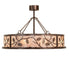 Meyda Tiffany - 273593 - 12 Light Pendant - Oak Leaf - Copper Vein