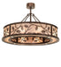 Meyda Tiffany - 273593 - 12 Light Pendant - Oak Leaf - Copper Vein