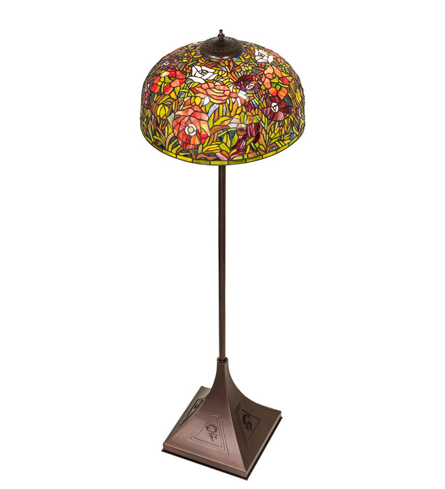 Meyda Tiffany - 273777 - Two Light Floor Lamp - Tiffany Poppy