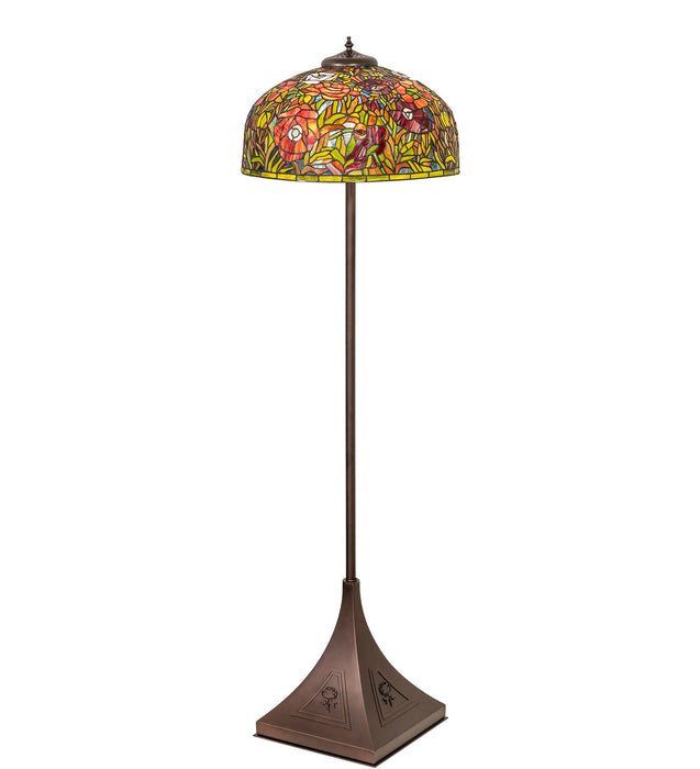 Meyda Tiffany - 273777 - Two Light Floor Lamp - Tiffany Poppy