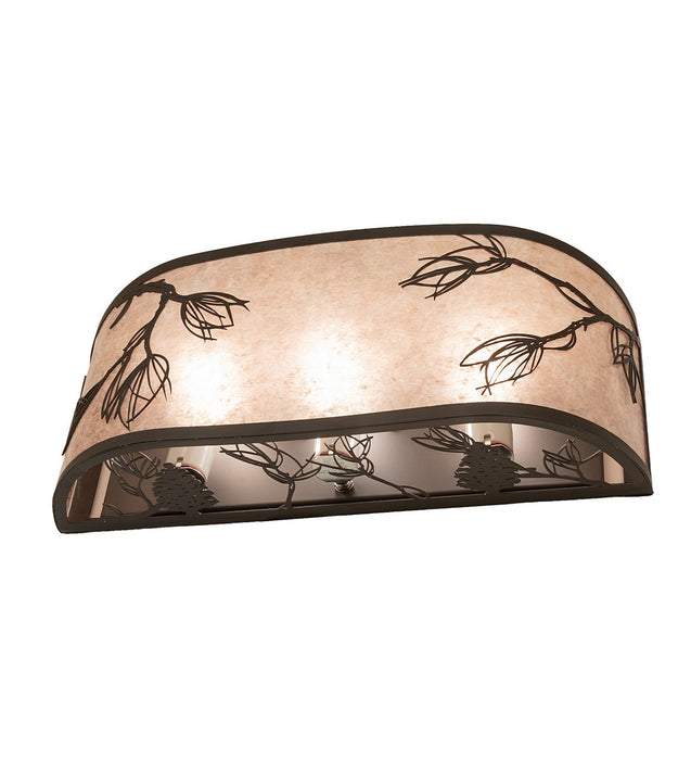 Meyda Tiffany - 274067 - Three Light Vanity - Lone Pine - Oil Rubbed Bronze