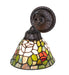 Meyda Tiffany - 274145 - One Light Wall Sconce - Tiffany Rosebush - Mahogany Bronze
