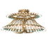 Meyda Tiffany - 274892 - LED Chandelier - Coyle - Brushed Brass/Goldtastic