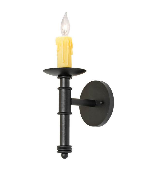 Meyda Tiffany - 275799 - One Light Wall Sconce - Amada - Textured Black