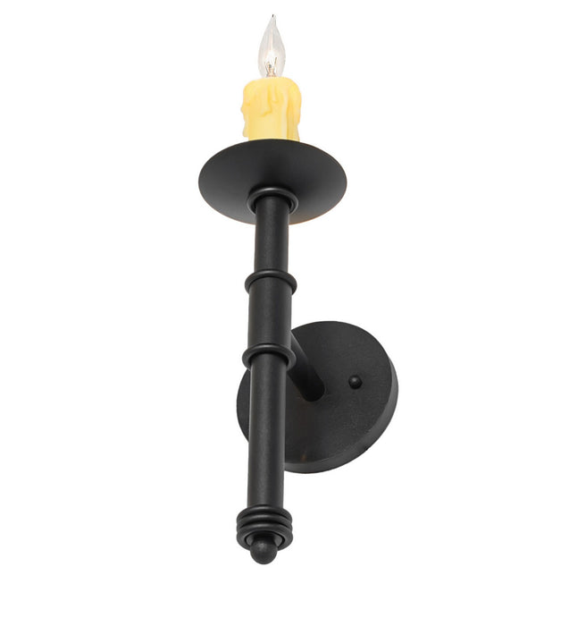 Meyda Tiffany - 275800 - One Light Wall Sconce - Amada - Textured Black