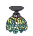 Meyda Tiffany - 276081 - One Light Flushmount - Nightfall Wisteria